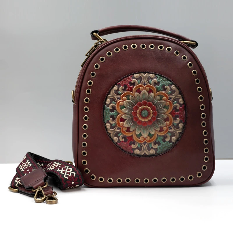 Sac d'ordinateur en cuir véritable